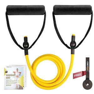 RitFit Single Resistance Exercise Band with Comfortable Handles